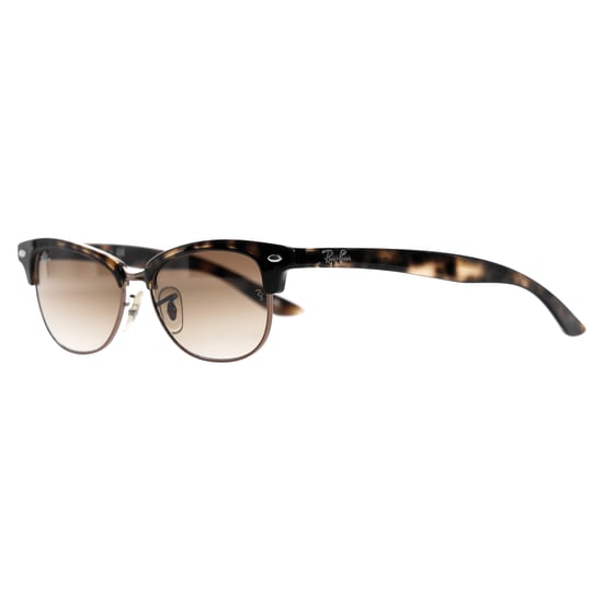 Ray Ban Clubmaster zonnebril in bruin acetaat. - Image 2