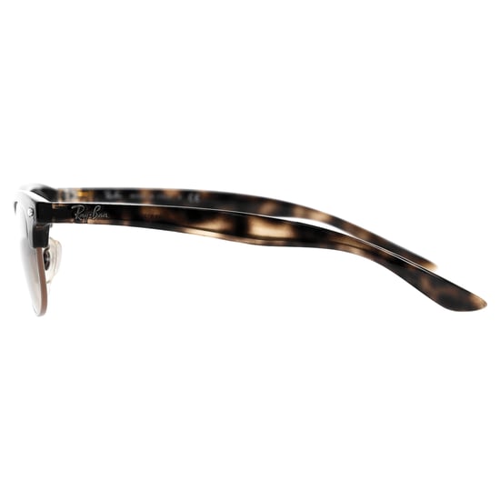 Ray Ban Clubmaster zonnebril in bruin acetaat. - Image 3