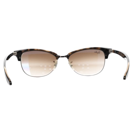 Ray Ban Clubmaster zonnebril in bruin acetaat. - Image 4