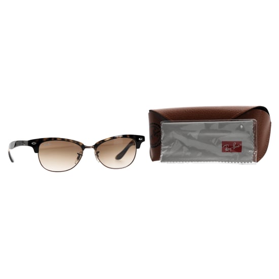 Ray Ban Clubmaster zonnebril in bruin acetaat. - Image 6