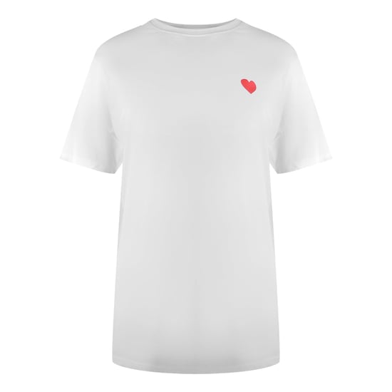 Love Moschino T-shirt Met Hartlogo In Wit - Image 1
