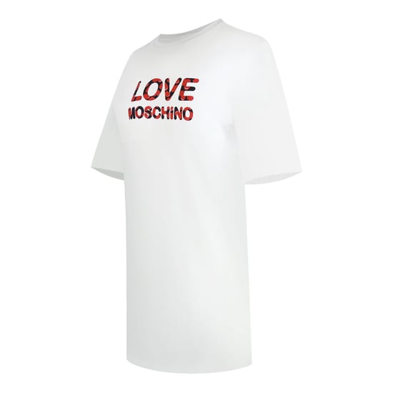 Love Moschino Bubble Logo Wit T-shirt - Image 2
