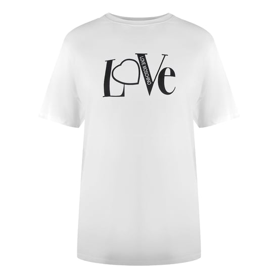 Love Moschino Love Logo Wit T-shirt - Image 1