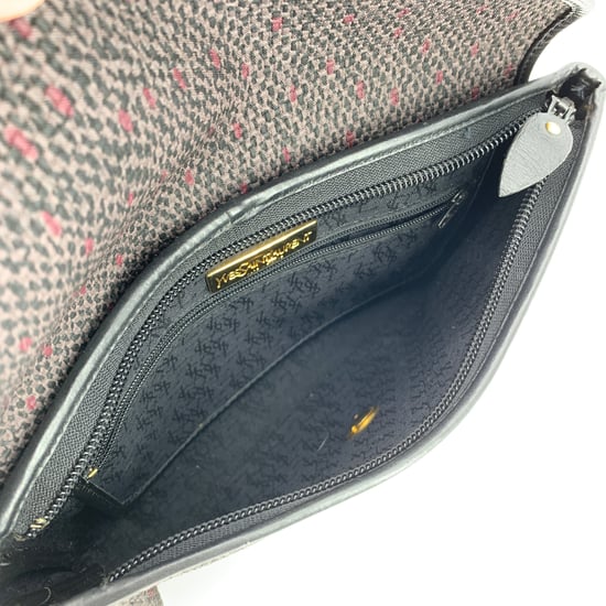 Vintage plastic clutch tas van Yves Saint Laurent - Image 5