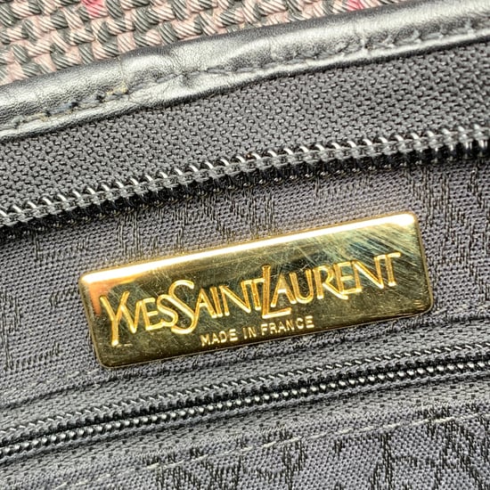 Vintage plastic clutch tas van Yves Saint Laurent - Image 6