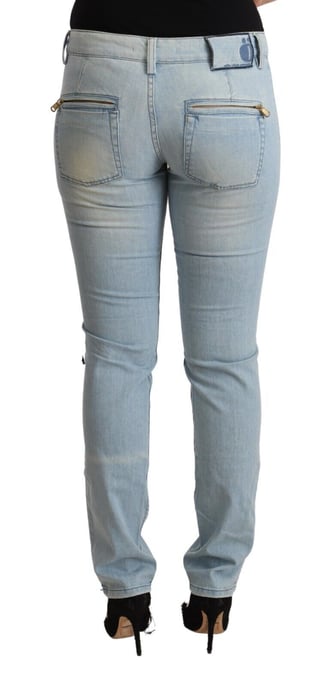 Lichtblauwe Jeans met Ritsdetails - Image 3