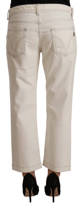 Dolce Gabbana Beige Jeans - Image 3