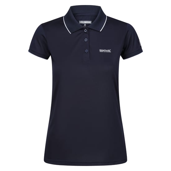 Regatta Dames/dames Remex II Polo Hals T-Shirt (Solide marine) - Image 1