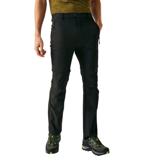 Regatta Heren Highton II Zip-Off wandelbroek (Zwart) - Image 4