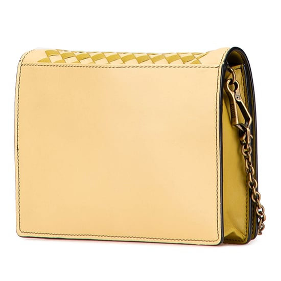 Tweedekans Nappa Intrecciato Studded Wallet On Chain - Image 2