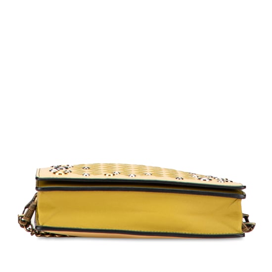 Tweedekans Nappa Intrecciato Studded Wallet On Chain - Image 3