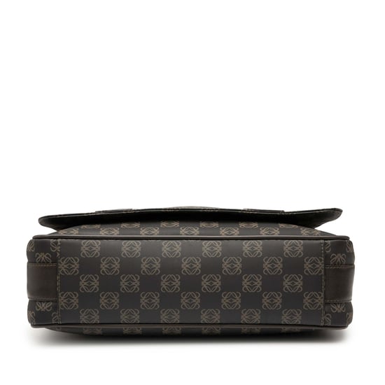 Tweedehands Anagram Gecoate Canvas Flap Crossbody - Image 3