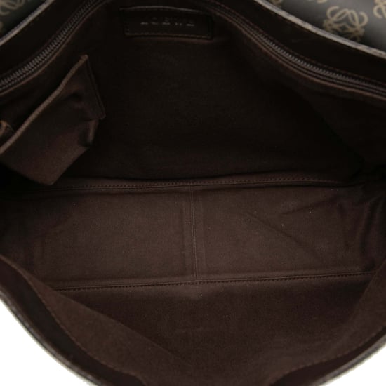 Tweedehands Anagram Gecoate Canvas Flap Crossbody - Image 4