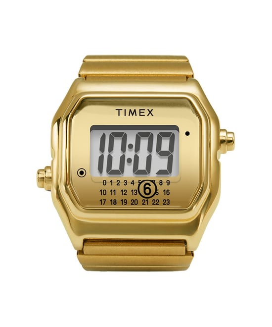 Timex Timex Lab Ring Mm6 Maison Margiela Unisex Horloge Goudkleurig TW2Y50100 - Image 1