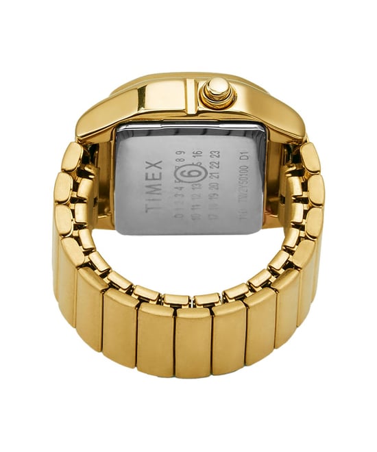 Timex Timex Lab Ring Mm6 Maison Margiela Unisex Horloge Goudkleurig TW2Y50100 - Image 2