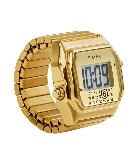 Timex Timex Lab Ring Mm6 Maison Margiela Unisex Horloge Goudkleurig TW2Y50100 - Image 3