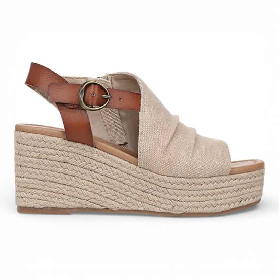 Blowfish Malibu Dames Bruine Beige Wedge Slingbacks Hielsandalen - Amira - Image 1