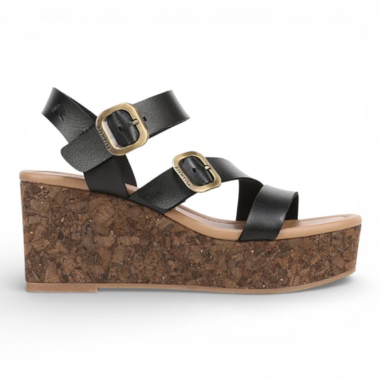 Blowfish Malibu Dames Zwarte Wig Strapppy Espadrille Hielsandalen - Ali - Image 1
