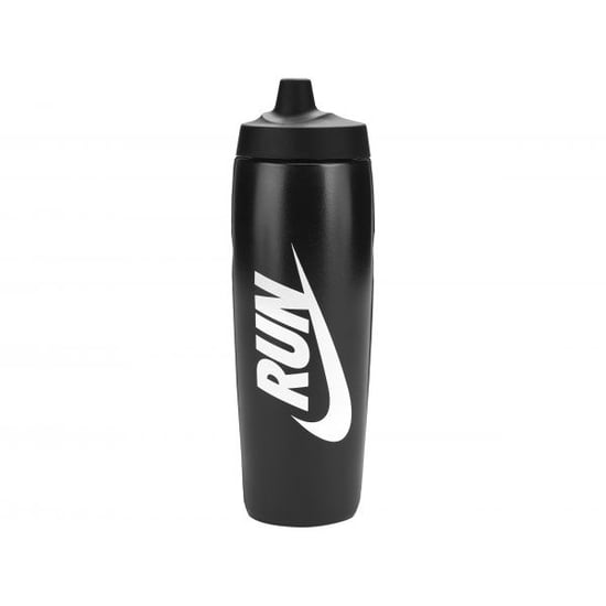Nike Refuel Grafische Print 680ml Waterfles (Zwart/Wit) - Image 1