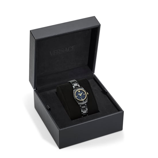 Versace Dv One Diamond Dames Horloge Zwart VE9F00325 - Image 4