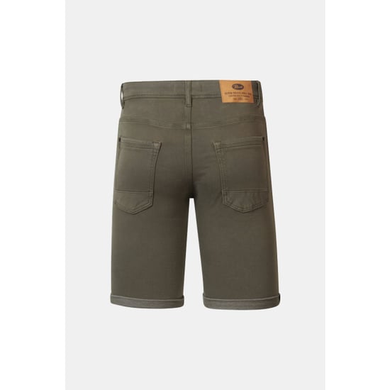 Petrol Industries - Heren Jackson Gekleurde Denim Short Coconut - Groen - Image 2