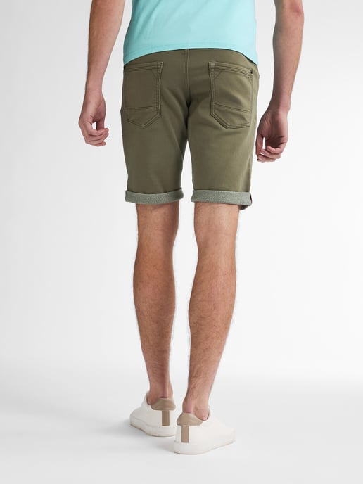 Petrol Industries - Heren Jackson Gekleurde Denim Short Coconut - Groen - Image 4