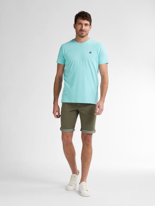 Petrol Industries - Heren Jackson Gekleurde Denim Short Coconut - Groen - Image 5