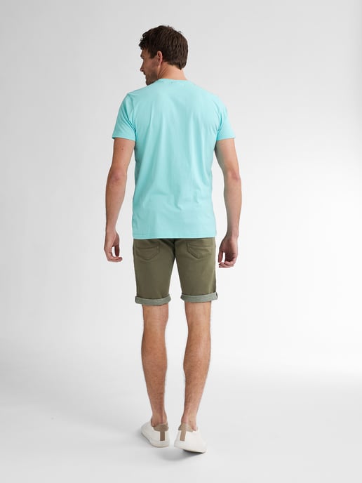 Petrol Industries - Heren Jackson Gekleurde Denim Short Coconut - Groen - Image 6