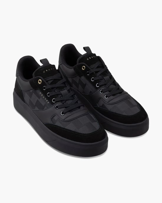 Cruyff Terra Court Heren Sneakers Zwart/Goud - Image 3
