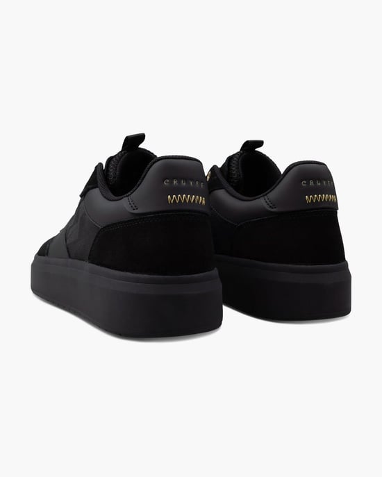 Cruyff Terra Court Heren Sneakers Zwart/Goud - Image 4