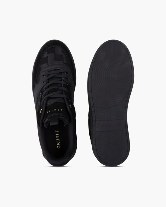 Cruyff Terra Court Heren Sneakers Zwart/Goud - Image 5