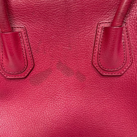 Givenchy Kleine Antigona Handtas in Bourgondisch Geitenleer - Image 5
