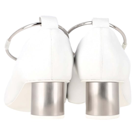 Jil Sander Alima Pumps in Witte Leder - Image 5