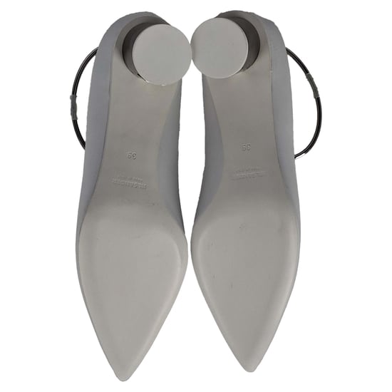 Jil Sander Alima Pumps in Witte Leder - Image 6