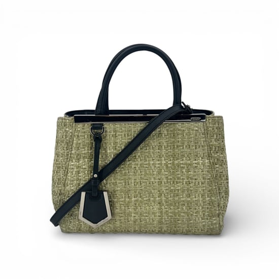 Fendi Wicker Tote Bag 2Jours - Image 1