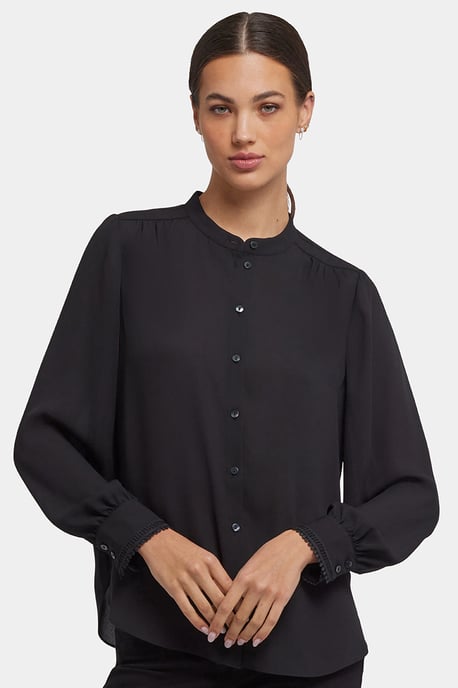Janie Blouse | Zwart - Image 1