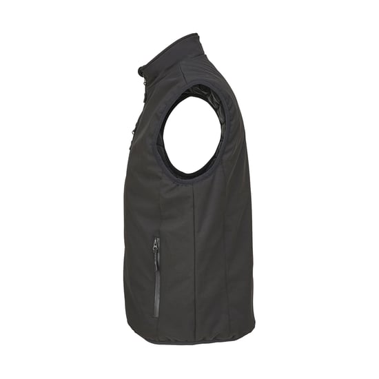 SOLS Unisex Volwassen Falcon Gevoerde Bodywarmer (Zwart) - Image 3