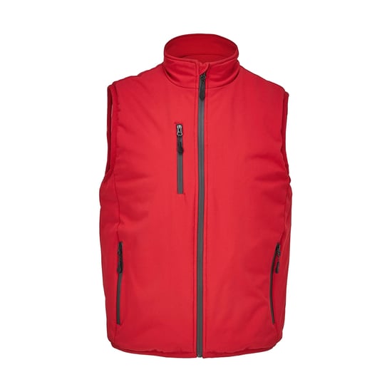 SOLS Unisex Volwassen Falcon Gewatteerde Bodywarmer (Paprika Rood) - Image 1