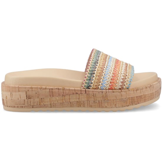 Rocket Dog Faye Alti Raffia Textiel Dames Multicolour Sandalen - Image 5