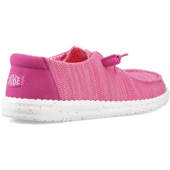 HEYDUDE Wendy Stretch Sox Polyester Dames Fuchsia Roze Moccasins Schoenen - Image 2