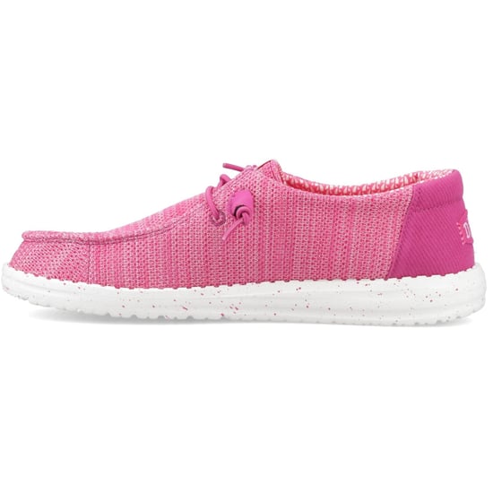 HEYDUDE Wendy Stretch Sox Polyester Dames Fuchsia Roze Moccasins Schoenen - Image 4