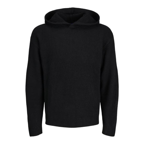 Jack And Jones Heren Ollie Gebreid Hoodie (Zwart) - Image 1