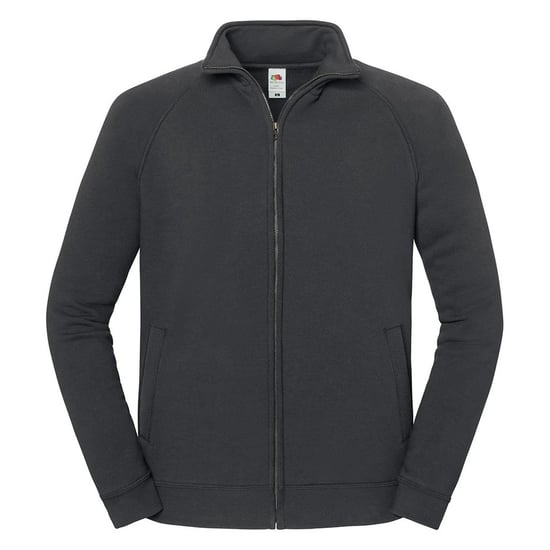 Fruit of the Loom Unisex Adult Iconic Premium Sweat Jacket (Licht Grafiet) - Image 1
