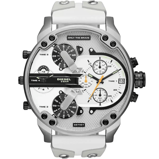 Diesel DZ7401 Mr. Daddy 2.0 57mm Herenhorloge Wit - Image 3