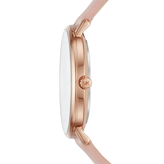 Michael Kors MK2741 Pyper 38 mm Roze Goud Witte Wijzerplaat Dames Horloge - Image 4
