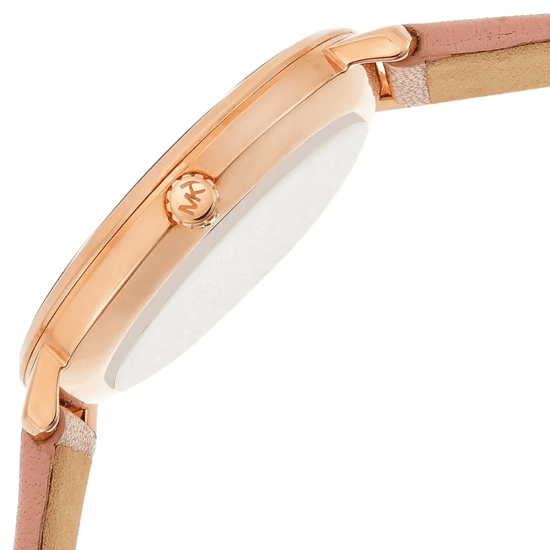 Michael Kors MK2741 Pyper 38 mm Roze Goud Witte Wijzerplaat Dames Horloge - Image 5