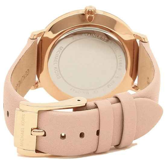 Michael Kors MK2741 Pyper 38 mm Roze Goud Witte Wijzerplaat Dames Horloge - Image 6