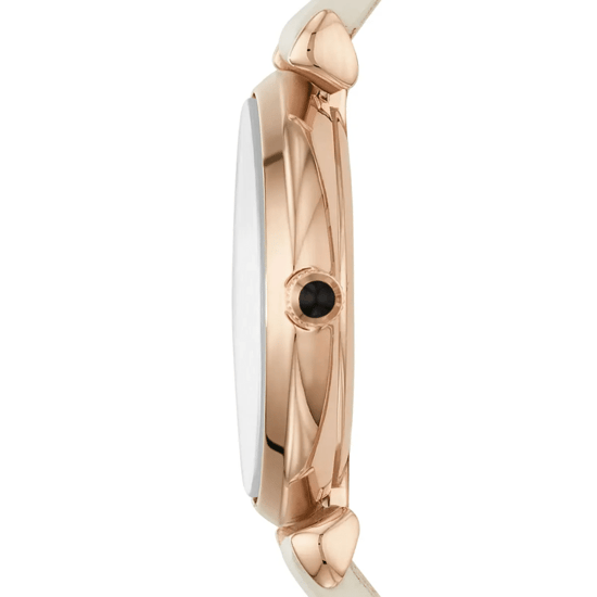 Emporio Armani AR1769 Gianni T-Bar 32 mm Beige Dameshorloge - Image 4