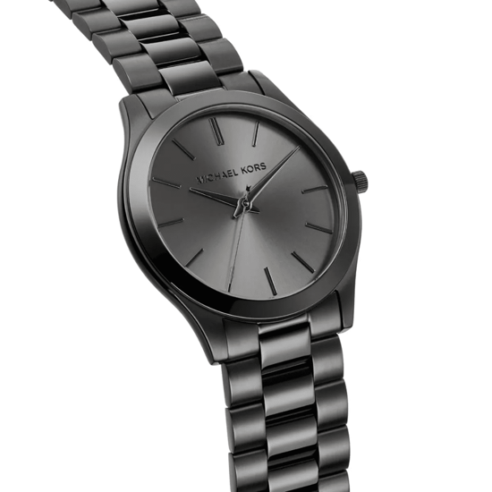 Michael Kors Slim Runway MK8507 44mm Zwart Ionen-geplateerd RVS Dameshorloge - Image 4