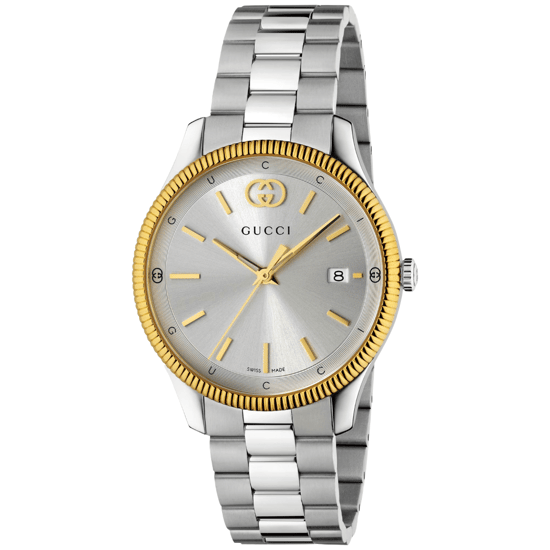 Gucci YA1264233 G-Timeless Zilveren Wijzerplaat Unisex Horloge - Image 1
